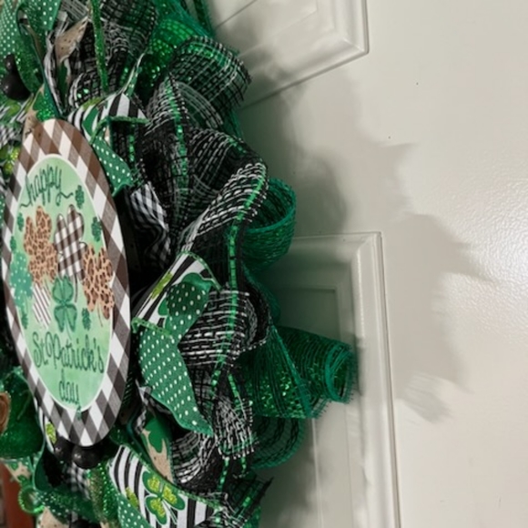 St Patrick's Day wreath - Picture 2 of 2